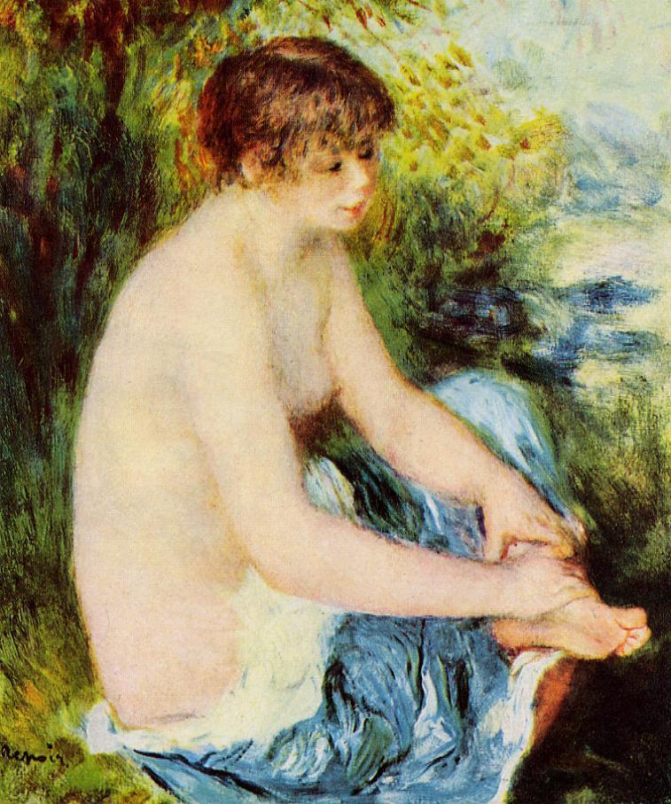 Small nude in blue 1879